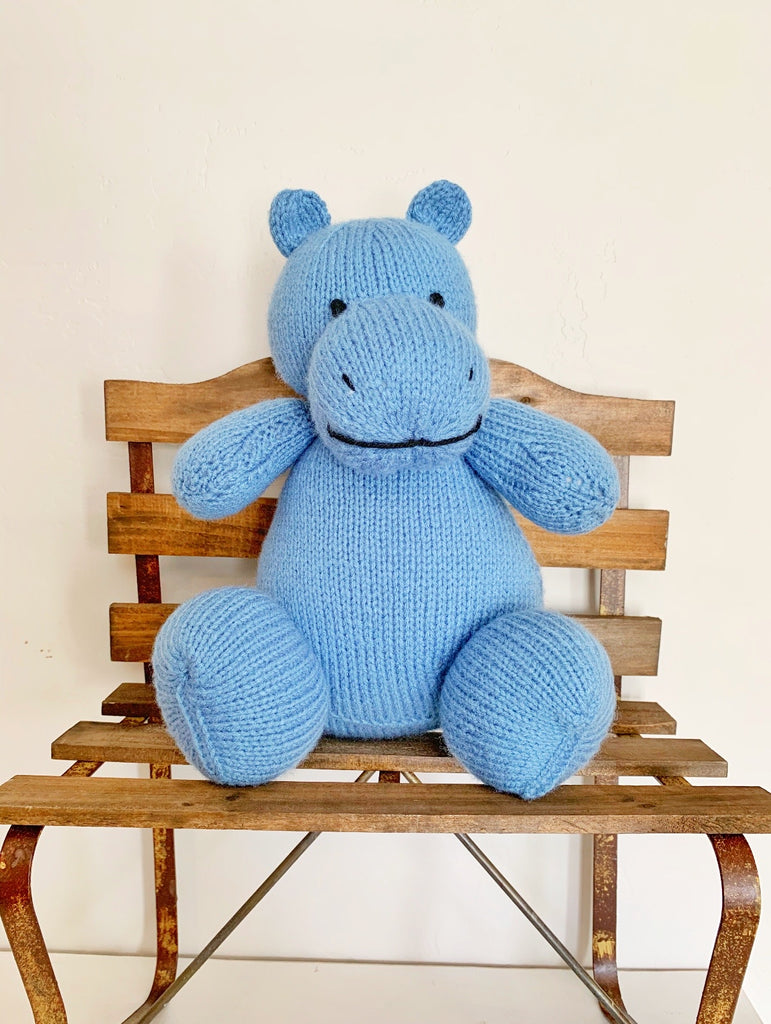Knitted Hippo
