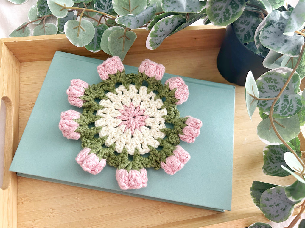 Flower Pot Coaster Set