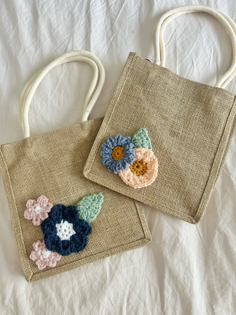 Embroidered Mesh Bags