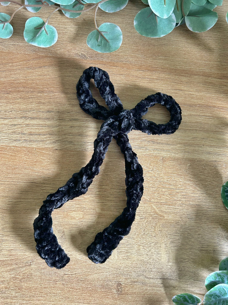Velvet Clip Bows