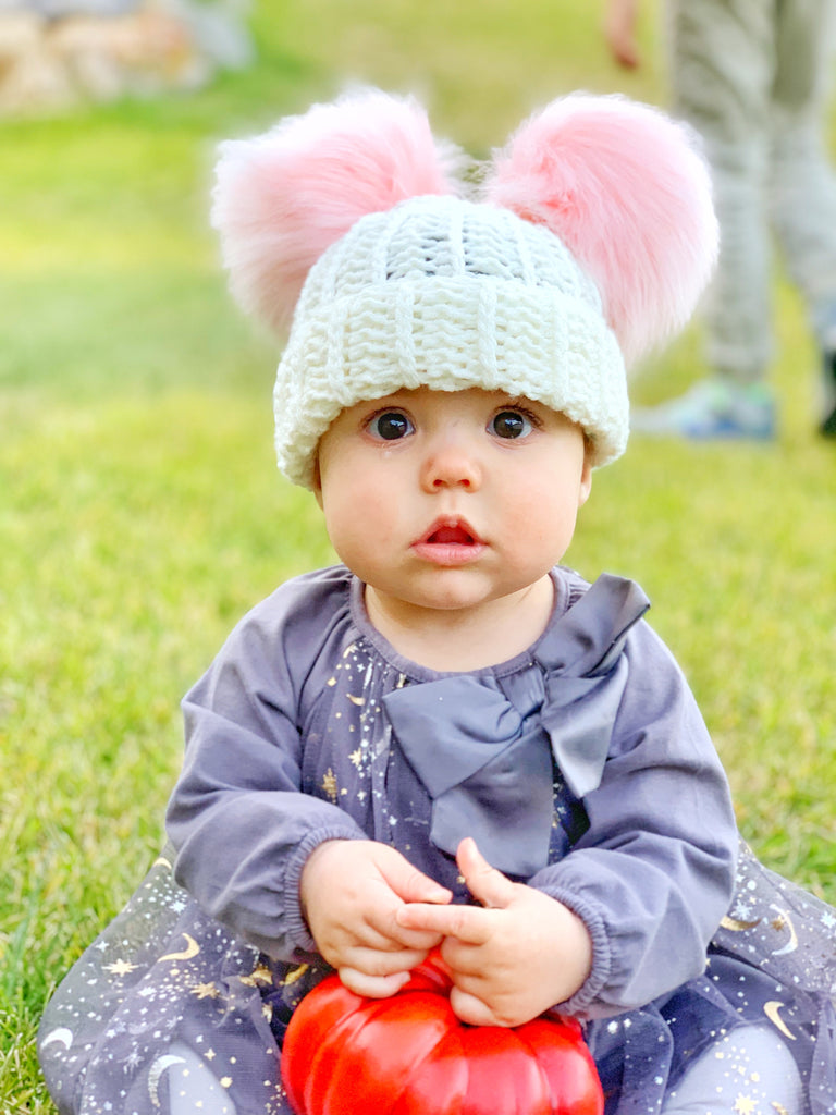 Double Pom Hat