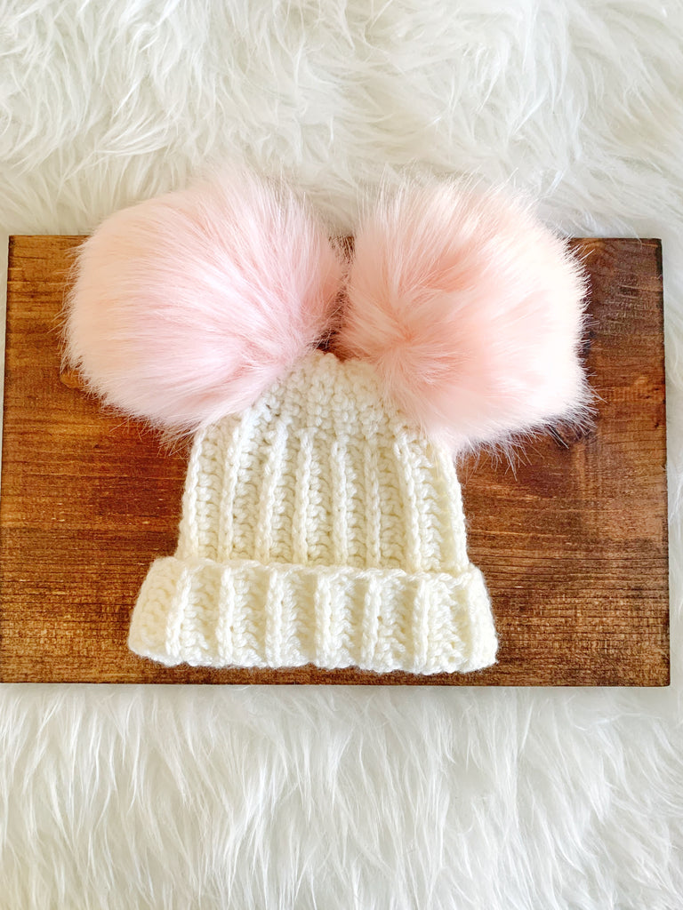 Double Pom Hat