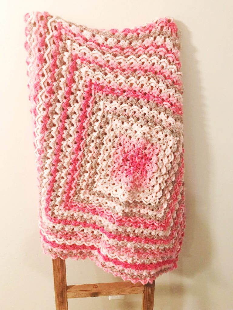 Textured Granny Blanket